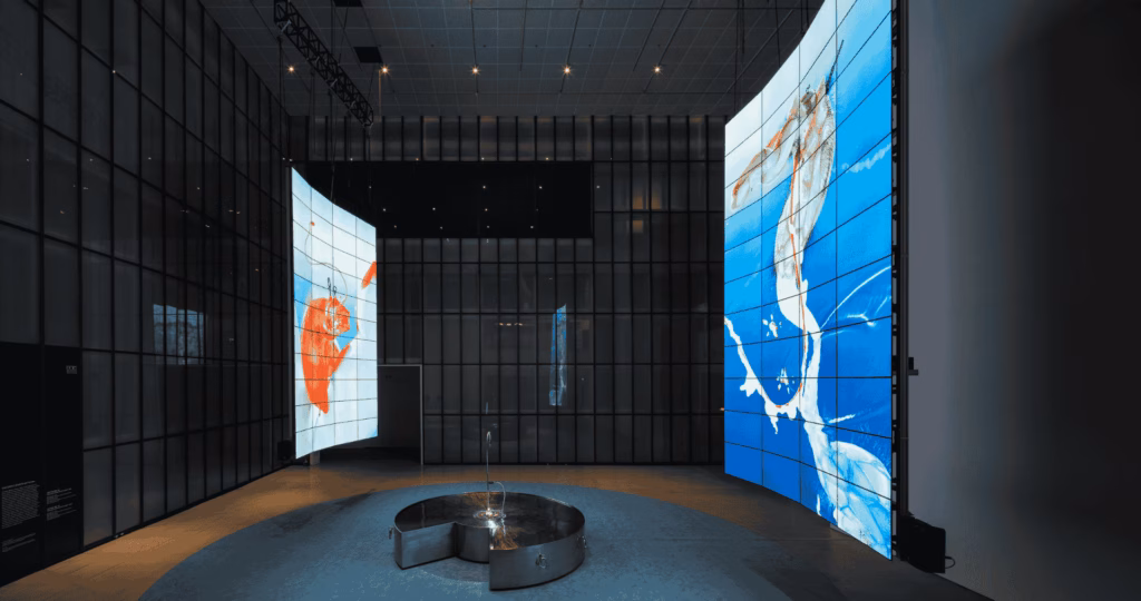 LG OLED Screens Powering Modern Art