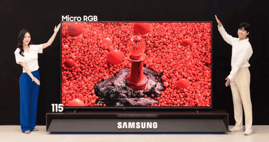 Samsung unveils massive 115 inch Micro RGB TV