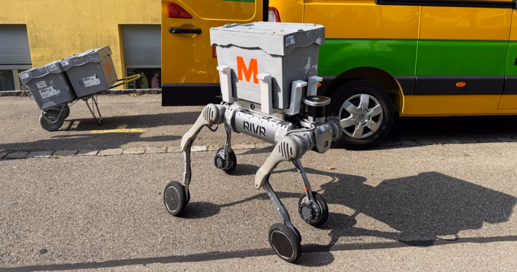 RIVR ONE Robot Joins Swiss Post Deliveries